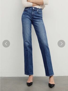 AYR Legend Straight-Leg High-Rise Jeans — Russell color. 27 short.